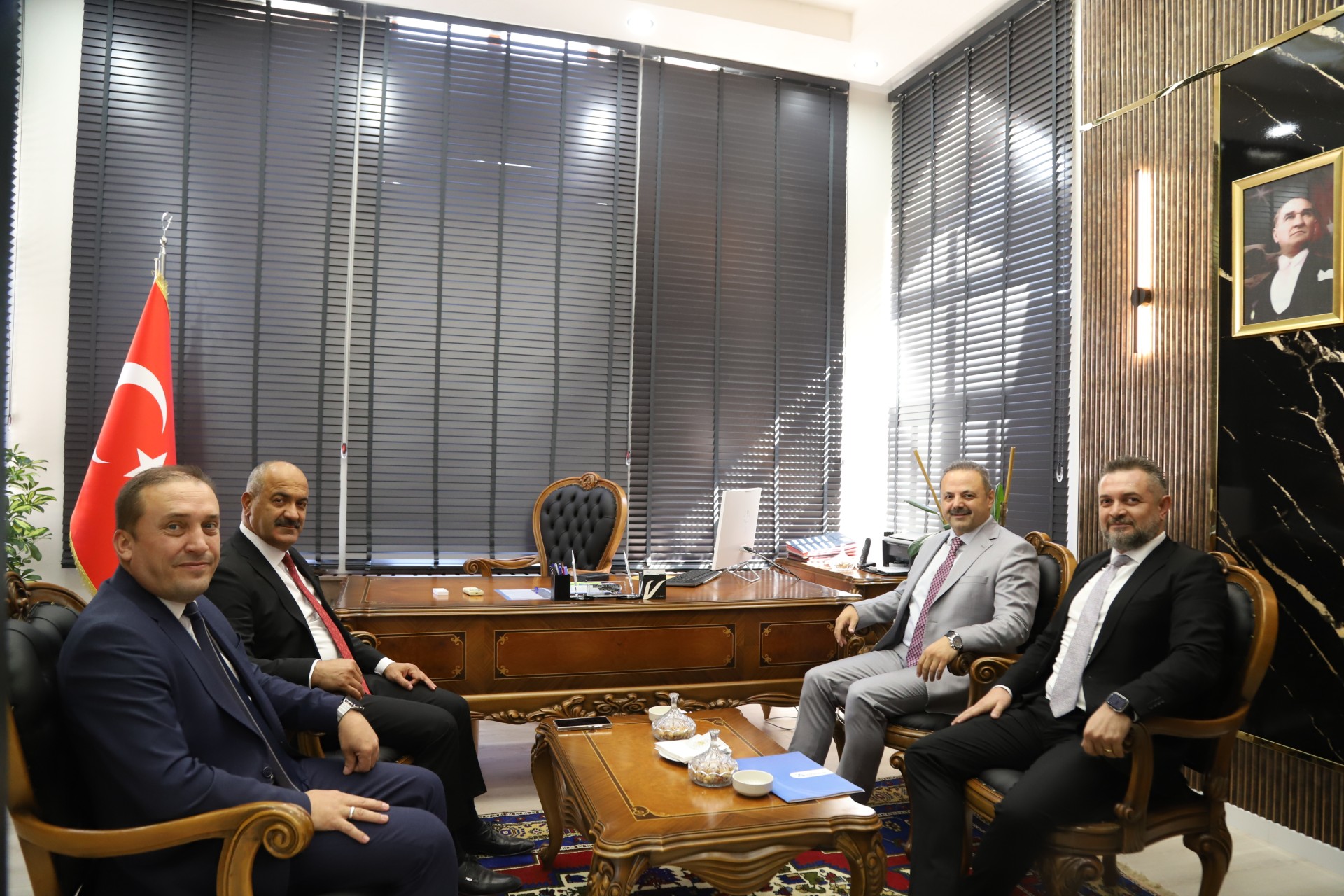 Rektör Arıbaş’tan Vali Yardımcısı  Hakan Kılınçkaya’ya teşekkür ziyareti